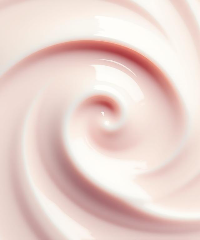 Abstract macro texture of premium skincare cream